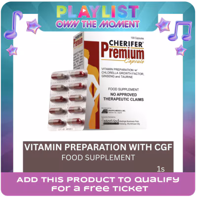 CHERIFER Cherifer PREMIUM (Vitamins and Minerals plus Chlorella Growth Factor, Taurine and Ginseng) 1 Capsule