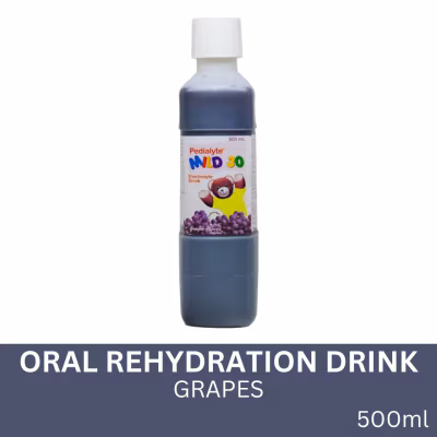 PEDIALYTE Pedialyte 30 Grapes 500ml - Oral Rehydration Drink