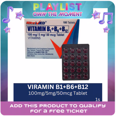 RITEMED Vitamin B1 + Vitamin B6 + Vitamin + B12 1 Tablet
