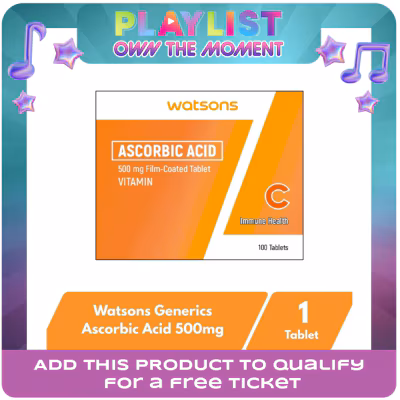 WATSONS GENERICS Ascorbic acid 500mg 1 Tablet