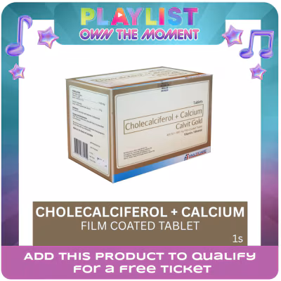 CALVIT GOLD Cholecalciferol + Calcium 1 Film Coated Tablet