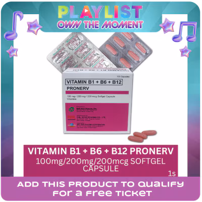 PRONERV PRONERV Pronerv 100mg/ 200mg/ 200mcg Sold Per Piece