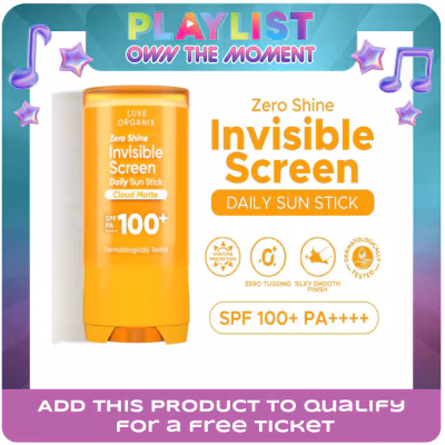 LUXE ORGANIX LUXE ORGANIX Zero Shine Invisible Screen Daily Sun Stick SPF 100 17g