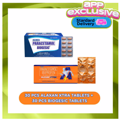 BIOGESIC BIOGESIC 30s & Alaxan 30s for 20% Off