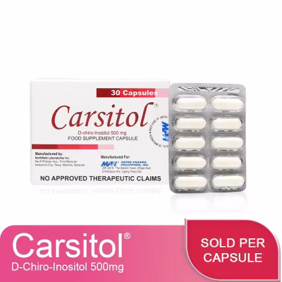 CARSITOL Carsitol D-Chiro-Inositol 500mg