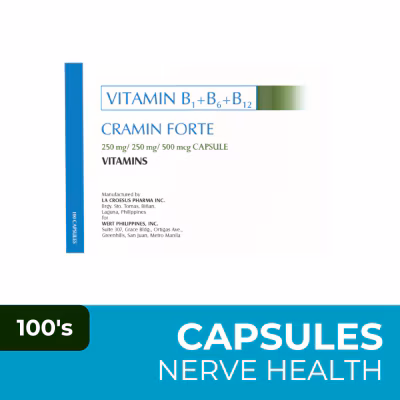 CRAMIN Cramin Forte Vit B Complex Cap Sold Per Piece