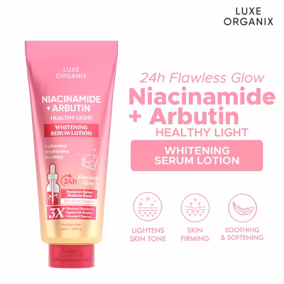 LUXE ORGANIX LUXE ORGANIX Niacinamide + Alpha Arbutin Whitening Serum Lotion 350ml Buy2 Get 50% off