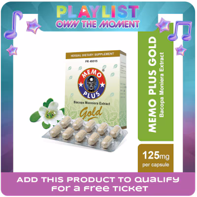 MEMO PLUS MEMO PLUS Gold Dietary Supplement Sold Per Piece