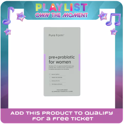PURE FORM PURE FORM Pre+Probiotic for Gut Health Capsule