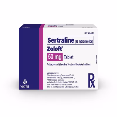 ZOLOFT Zoloft 50mg Sold Per Piece [PRESCRIPTION REQUIRED]