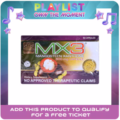 MX3 MX3 Mangosteen Xanthone 500mg Sold Per Piece