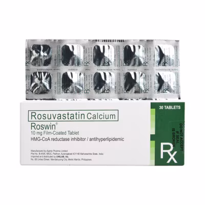 ROSWIN Roswin Rosuvastatin 10mg 1 Tablet [Prescription Required]