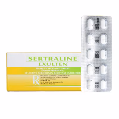 EXULTEN Sertraline hydrochloride 50mg 1 Tablet [PRESCRIPTION REQUIRED]
