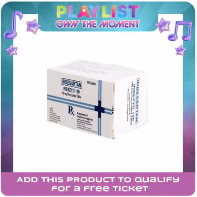 IRBEZYD IRBEZYD Irbesartan 150 mg Film Coated Tablet [Prescription Required]