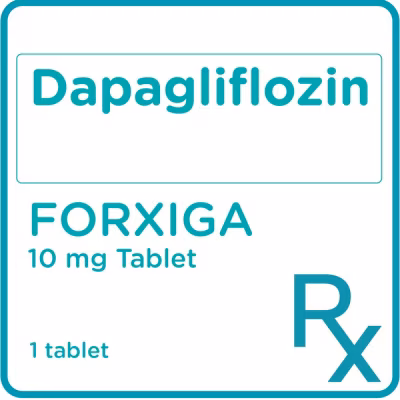 FORXIGA Forxiga Dapaglifozin 10mg 1 Tablet [Prescription Required]