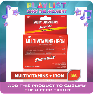 STRESSTABS Stresstabs Multivitamins + Iron 8 Tablets