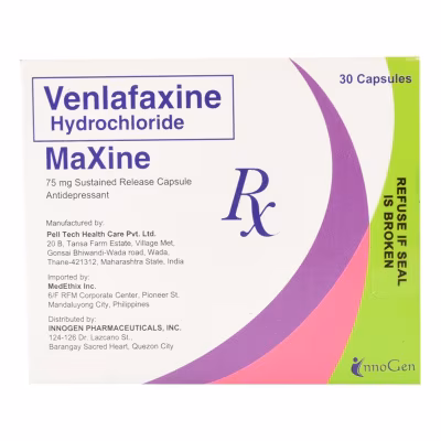 MAXINE MAXINE Venlafaxine Hydrochloride 75Mg Sold Per Piece [PRESCRIPTION REQUIRED]