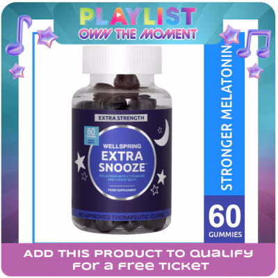 WELLSPRING Extra Snooze Gum x 60 Gummies