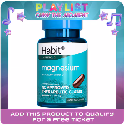 HABIT HABIT Magnesium with Calcium + Vitamin D 45 softgel capsules (Daily health)